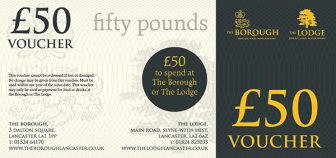 The Lodge & The Borough Gift Voucher £50